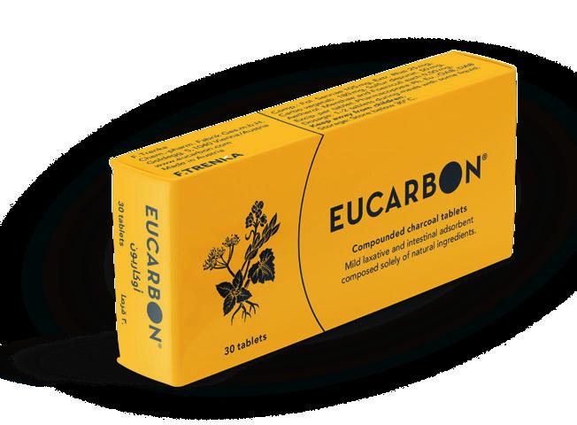 WHAT IS EUCARBON? EUCARBON AND IBS GENERAL WELL-BEING IMPROVED Eucarbon regulates the natural activity of the intestinal bowel function.