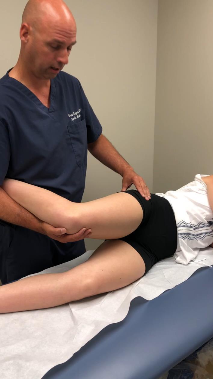 Ischiofemoral Impingement Test- Affected hip is passively