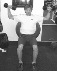 Lower body until hips are at or slightly above knee height,