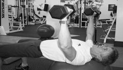 position Chest press or fly on ball Start with elbows