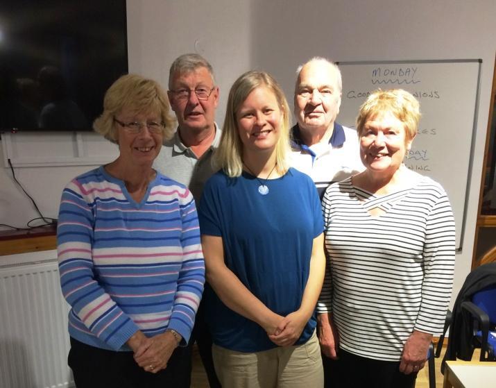 on 26 September 2018. This was the second time Anna and Louise were invited to present to these groups and their interest in the project, and the warm welcome received, were much appreciated.