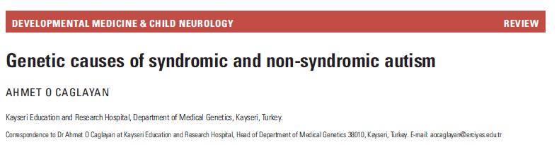Syndromic and non-syndromic autism predominantly non-syndromic or idiopathic autism autism coincides with a genetic syndromes