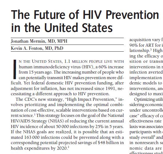 The Future of HIV