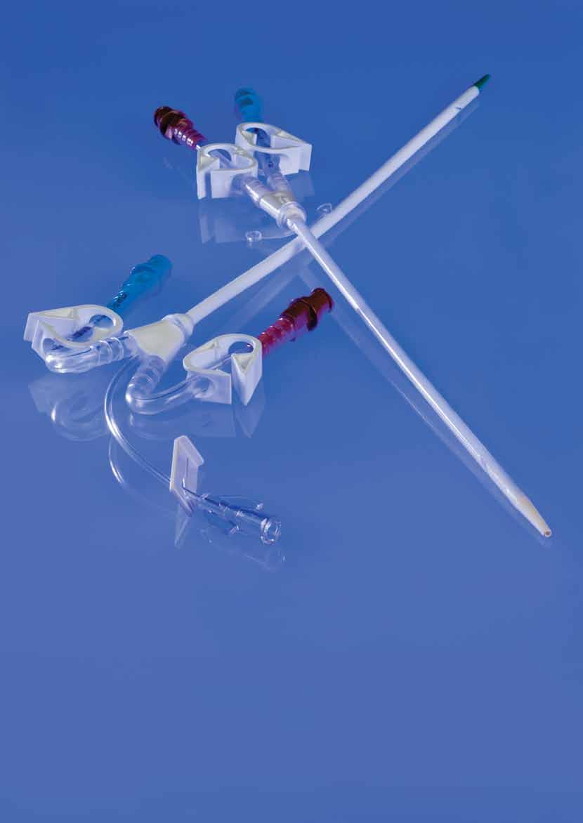 A full spectrum of acute care catheters for use in