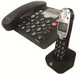 Cordless Handset Amplifies up to 50dB Talking caller ID/phonebook Speakerphone