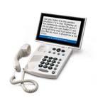 service AND high-speed internet All calls made and received will be captioned CAPTEL 880i, LOW VISION Requires phone service AND high-speed internet 10-inch caption