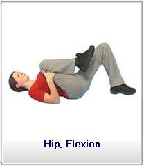 The following exercises are gentle enough to be done and help alleviate acute pain: Lying with