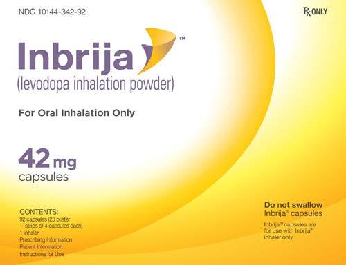 INBRIJA Label On-demand use Onset as early as 10 minutes that reached statistical