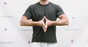 Stretching Exercises for CT Start with your hands together in prayer position.