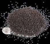 The product is coated and screened to various particle sizes (the standard size is 1 3 mm, custom sizes are available).