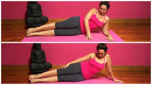 Side Stretch Joints: spine and the rib cage in a lateral flexion