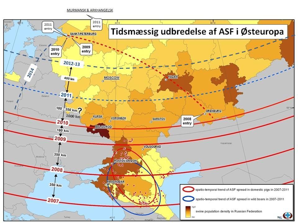 spread of ASF in Eastern Europe 2 /