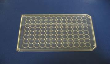 Top Plate Cover Middle Invasion Plate Bottom Membrane Chamber Feeder Tray Figure 1: Components of the 96-well Collagen Cell Invasion Plate. Storage Store all components at 4ºC. Assay Protocol 1.