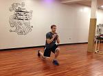 Keep your elbows in at a 45 degree angle, do not let them flare out. Reverse Lunges Stand with your feet slightly wider than shoulder width apart. Take a big step backward with one leg.