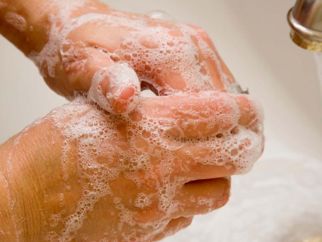 Routine Hand Washing Technique (antimicrobial soap and water): Raise sleeves at least midway up your forearm.