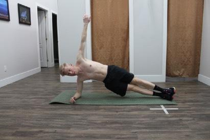 EXERCISE 5 SIDE PLANK Athletes and coaches can find which level of the exercise is most appropriate for their level of core strength, using the above mentioned cues.