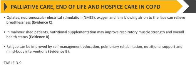Management of Stable COPD Once COPD has been diagnosed, effective