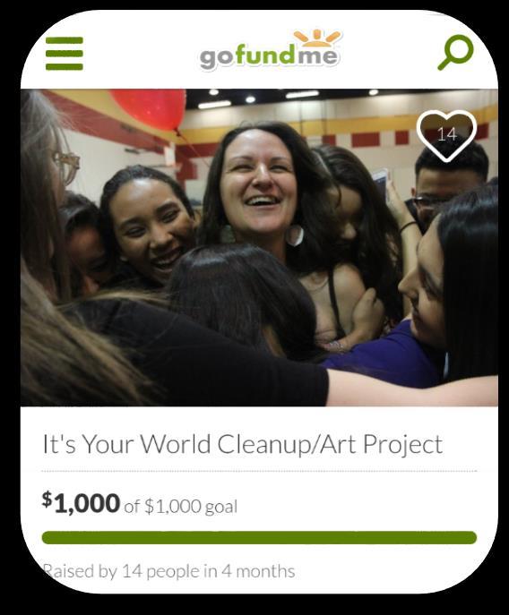 !! By: Jazmin Paz We were filled with excitement as we hit our $1,000 mark! The Paso del Norte Foundation will generously donate that matching value now that we have met our goal.