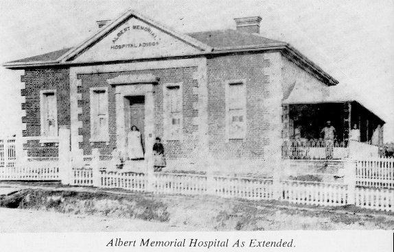 The First Hospital In This Region The Albert Memorial Hospital in Flinders
