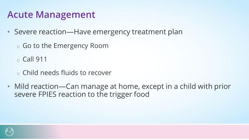 Module 3: Management Strategies We are moving on to Module 3, in which we'll discuss treatment and strategies for FPIES.