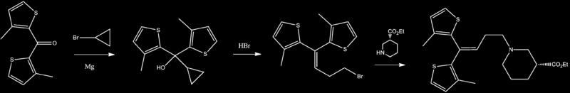 (R)-1-[4,4-bis(3-methylthiophen-2-yl)but-3-enyl]
