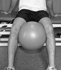 Perform this exercise in your brace if provided Hip Adduction (Ball Squeezes) 1.
