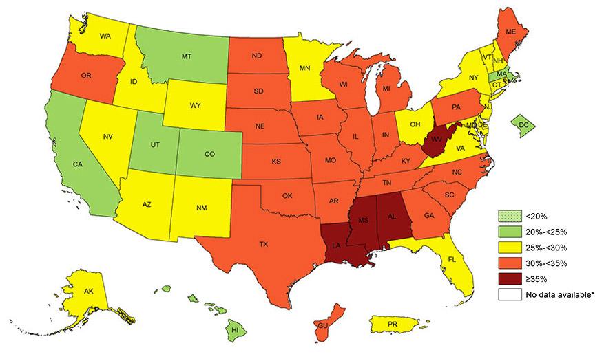 Obesity in America Prevalence of Se