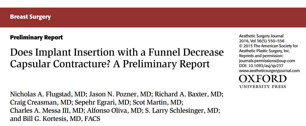 Keller Funnel 2016 1177 patients no funnel 1.49% CC reoperation 1620 patients with funnel 0.