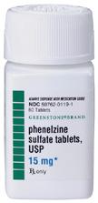 Phenelzine Sulfate Tablets, USP (brand-name Nardil ) 59762-0119-1 15 mg tablets 60 tablets/bottle 48 Phenytoin Oral