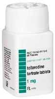 5% of ophthalmic solution (in 10 ml bottle, with dropper) Tolterodine Tartrate Extended-Release Capsules (brand-name Detrol LA) 59762-0047-1 2 mg capsules 30