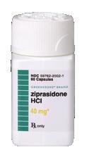 tablets 30 tablets/bottle 48 Ziprasidone Hydrochloride Capsules (brand-name Geodon ) 59762-2001-1 20 mg capsules 60 capsules/bottle 48