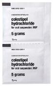 Colestipol Hydrochloride Granules for Oral Suspension (brand-name Colestid )