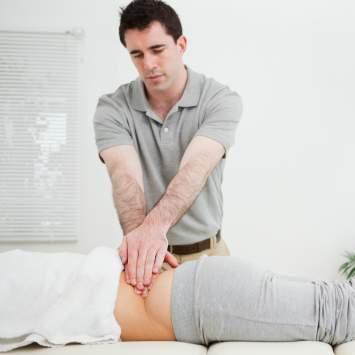Osteopathy Your osteopath typically uses their hands to diagnose restrictions and strain, and provides manual treatment in order to decrease pain and improve function.