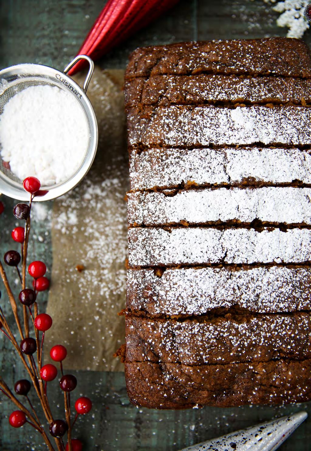 GINGERBREAD BANANA BREAD Ingredients 3 brown bananas, mashed 1/4 cup maple syrup 1/4 cup molasses 1 teaspoon vanilla extract 3 eggs 1/2 cup cashew butter (or other nut/seed butter) 1/4 cup coconut