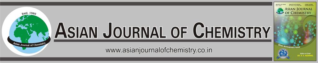 Asian Journal of Chemistry; Vol. 25, No. 14 (2013)