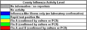 Coverage Rate 2017-18 Influenza Activity Highest Level of ILI Activity Reported by County September 16, 2017 (MMWR Week 37) November 11, 2017