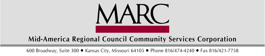 February 24, 2015 Meeting Begins at 12:00 p.m. or immediately following the MARC Budget & Personnel Committee meeting MARC Conference Center 2 nd Floor Heartland Room AGENDA 1. Call to Order 2.