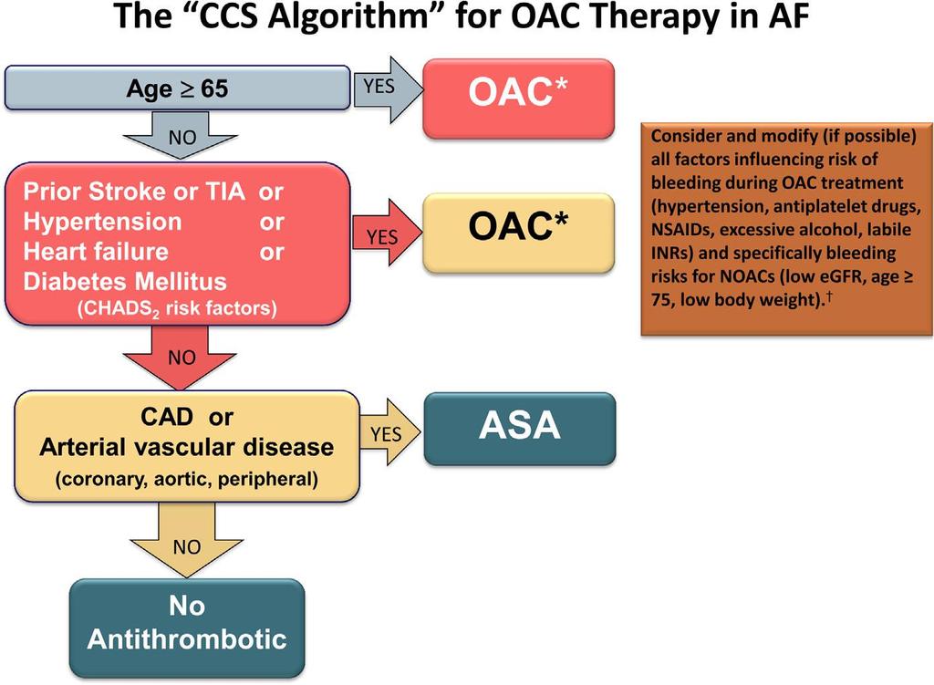 The evidence does not support the use of aspirin as monotherapy for the prevention of thromboembolic events in patients with AF.