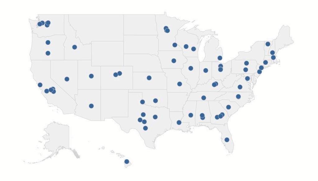 Reach of Demonstration Projects 869 clinical sites