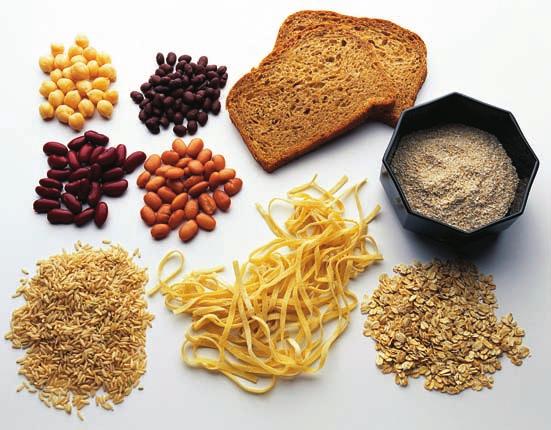 558 PART VI Physiological Processes FIGURE 25.2 Carbohydrates The primary source of carbohydrates is seeds of plants such as wheat, oats, rice, and beans and things made from the seeds.