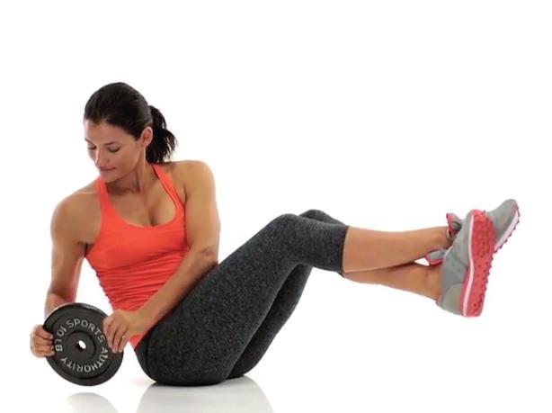 Workout five EXERCISE 6 RUSSIAN TWIST 1.