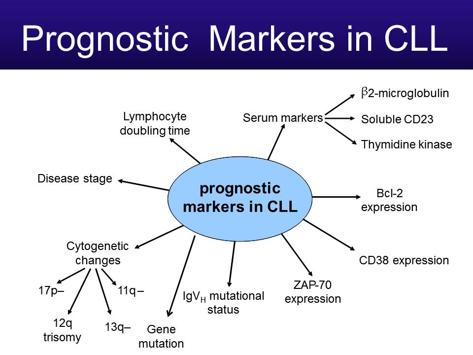 PROGNOSTIC MARKERS IN CLL Adapted from: