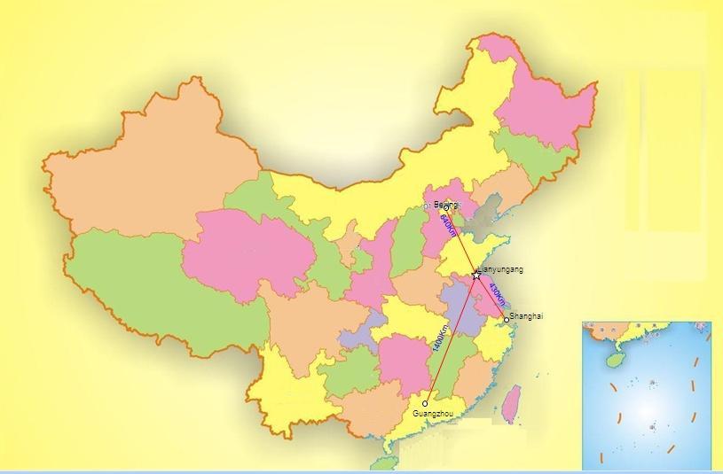 Location of HENGRUI 705km to Beijing 468km