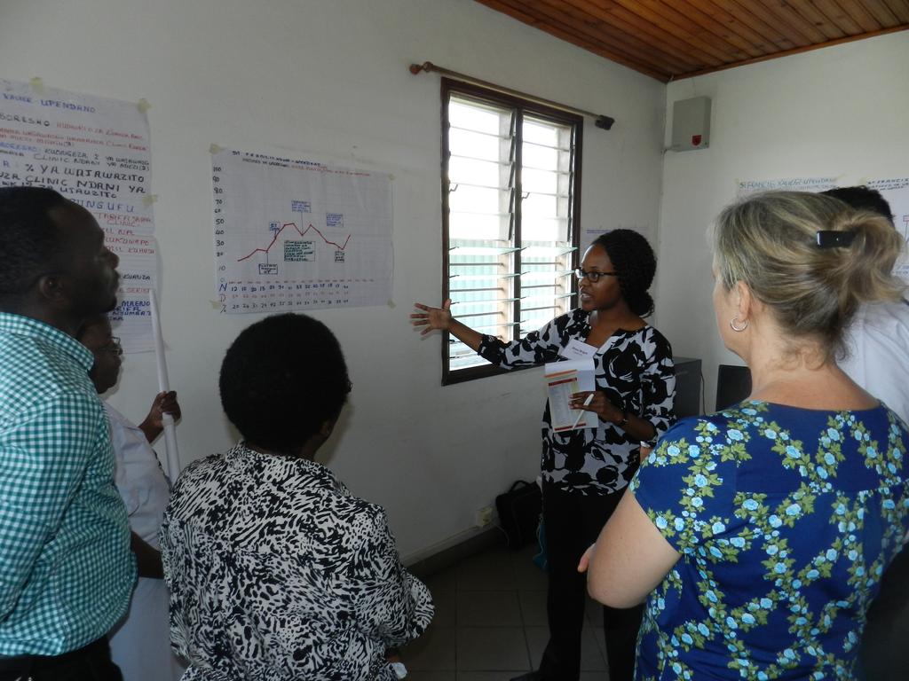 (At PASADA, staff learn quality improvement approaches and skills. Photo credit: Delphina Ntangeki, URC.) Sifa represents more children facing same challenges as hers.
