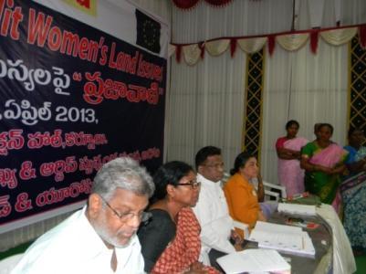 About 300 women leaders have been built and formed a strong force to fight for land rights of dalit women.