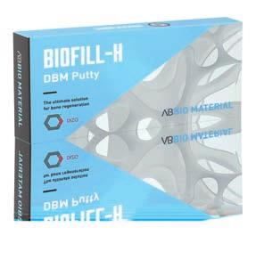 BIOFILL-H Bone Grafts and Tissues from Human Source A cooperation between A.B. Dental and DIZG, the largest European Tissue Bank.