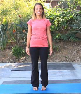Exercise #3: Standing Gluteal Contractions 3 sets of 20 reps INSTRUCTIONS: 1. Stand with your feet pointed straight and hip width apart. No wall is needed for this one, you can do this free standing.