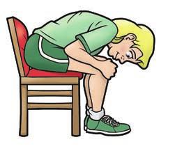 So give your back a rest in these positions. Note: Do these positions only if told to by your healthcare provider. Lie on your back on the floor with your legs up on a stool.