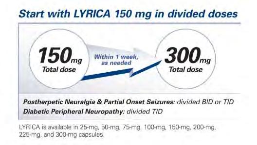 Pregabalin Dosing Instructions If needed, may increase to 300 mg/day within 1 wk Some postherpetic neuralgia and partial-onset seizure patients may benefit from up to 600 mg/day based on individual