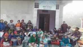 Blankets Distribution Single women groups are very much the strength of the WHR s movement.